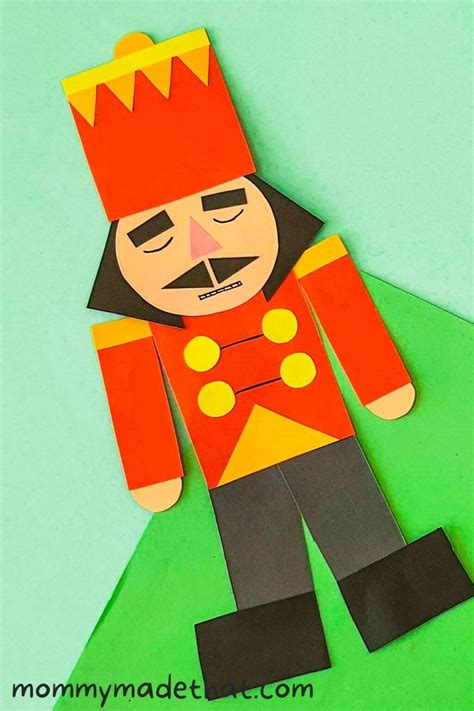 Paper Nutcracker Craft (With Free Template)