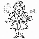 Shakespeare coloring Page – Artofit sketch template
