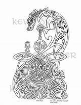 Celtic Fantasy Adult Coloring Pages Digital Download Tree  Etsy sketch template