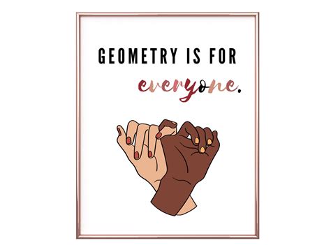 Geometry Classroom Poster Math Classroom Decor High School Teacher Posters Inclusive Classroom ...