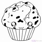 Muffin Coloring Sheet Pages sketch template