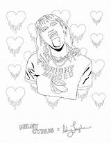 Miley Cyrus Coloring Pages  Nation sketch template