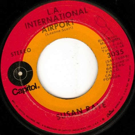 Susan Raye - L.A. International Airport (1971, Jacksonville Pressing ...