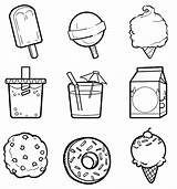 Foods Stickers Coloring Page  Free Printable Pages For Kids sketch template