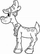 Free Printable Reindeer Coloring Pages For Kids sketch template