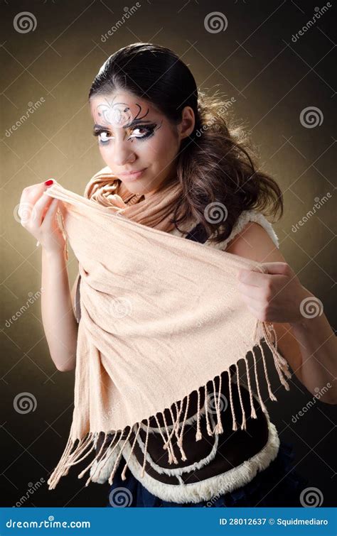 Exoticism stock image. Image of attractive, sweet, scarf - 28012637