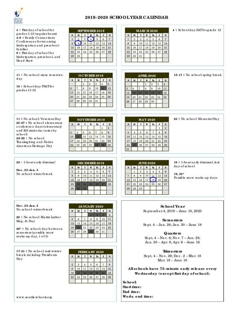 2022 Seattle Public Schools Calendar | June Calendar 2022