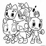 Sonic Lost World Characters Coloring Page 52884 41839 sketch template