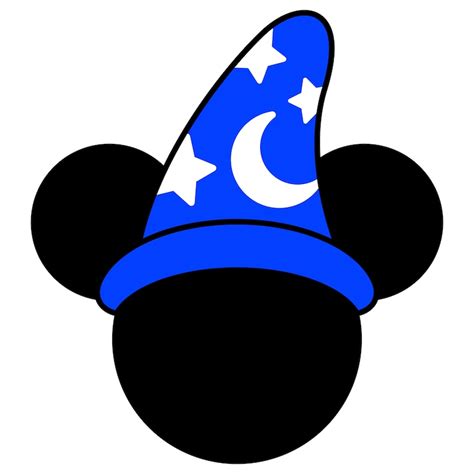 Mickey Sorcerer Hat Digital File Svg Dxf Png Jpg - Etsy Ireland