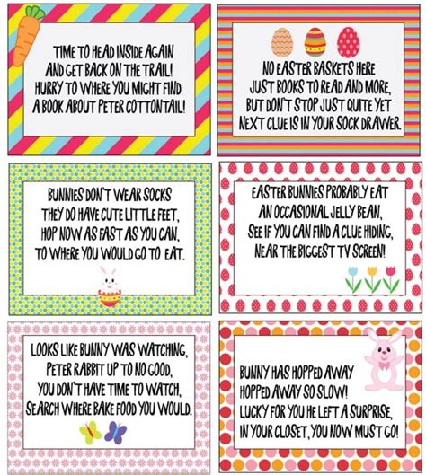 FREE Printable Easter Scavenger Hunt - Play Party Plan