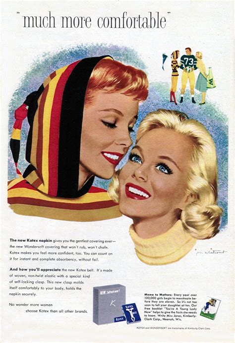 Glamorous Kotex Ads From The 1950s vintage everyday | ADVERTISING