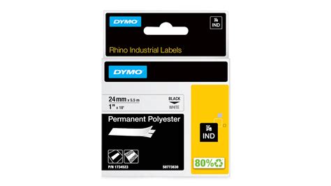 1734523 | Dymo on White Label Printer Tape | RS