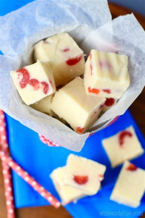 This Cherry Vanilla Bean Fudge is easy to make and just FIVE ...
