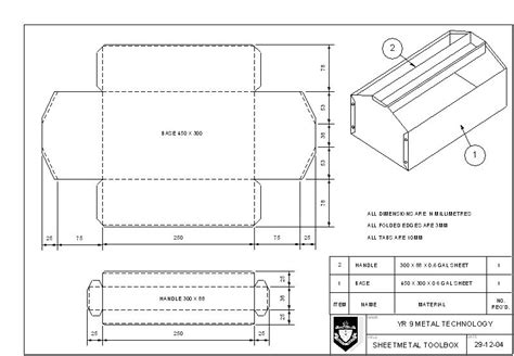 Metal Box Template, Web Our Range Includes Gift Box Templates, Dielines For Shipping And Mailing ...