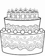 Kuchen Zum Ausmalen / Malbuch Malvorlage Bild Susser  sketch template