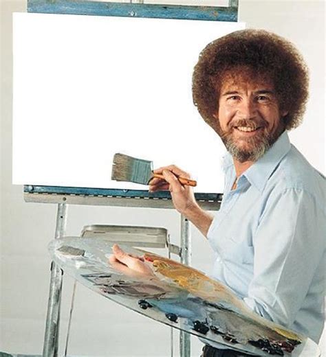 Bob Ross Troll Blank Template - Imgflip