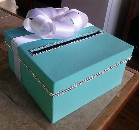 Card box with personalization for a wedding baby by JayLeeDesign