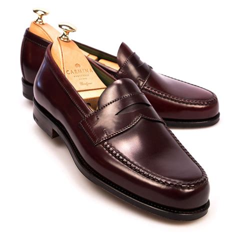 CORDOVAN PENNY LOAFERS 80440 PINA | Dress shoes men, Loafers, Monk ...