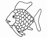Rainbow Fish Printable Coloring Page  Home sketch template