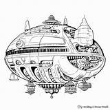 Alien Spaceship Coloring Pages  Free & Printable sketch template