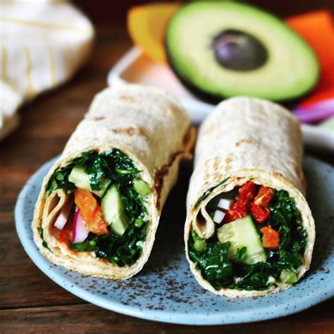 Kale Veggie Wraps