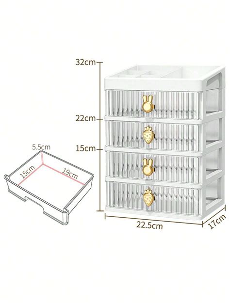 1pc 2/3/4/5 Tiers Cosmetic Display Stand, Tabletop Makeup Organizer ...
