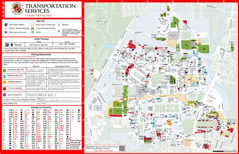 UMD CAMPUS MAP | Transportation Services University of Maryland