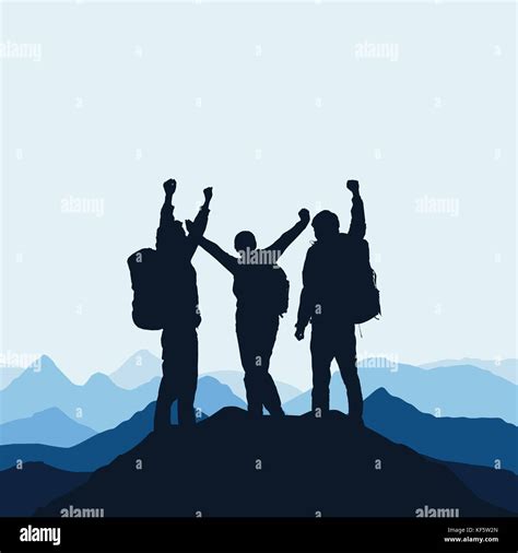 Mountain Climbing Vector Vectors High Resolution Stock Photography and Images - Alamy