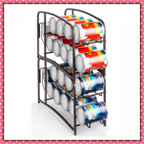 Auledio Stackable Beverage Can Dispenser Rack, Can Storage Organizer Holder for Canned food or ...