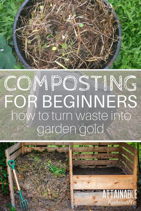 Backyard composting for beginners. How to transform kitchen and yard ...