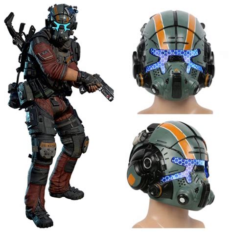 Titanfall 2 Jack Cooper Helmet with LED / Cosplay Helmet / Pilot Jack ...