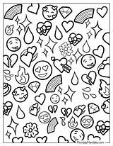 Free Emoji Coloring Pages sketch template