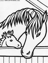 Horse Coloring Pages  The Barn sketch template