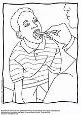 Coloring Page throat Examination  Free Printable coloring pages Img sketch template