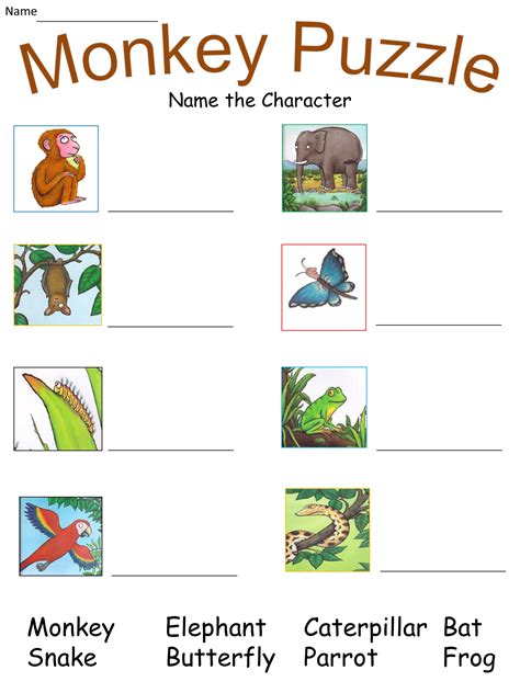 Mash > Julia Donaldson > Monkey Puzzle - Lesson pack