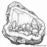 Crystal Coloring Pages  Free & Printable sketch template
