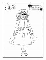 Shop Patterns  Page 9 Of 24 Vintage Little Lady sketch template