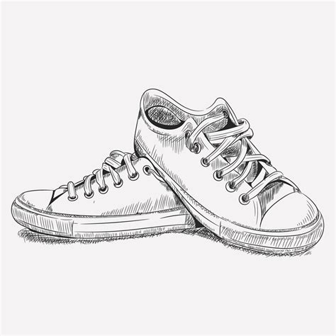 shoes sketch illustration 9743124 Vector Art at Vecteezy