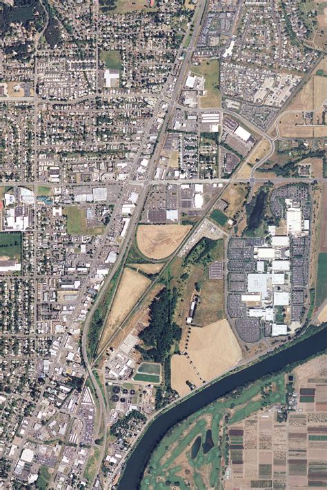 The Corvallis Oregon Satellite Poster Map – TerraPrints.com