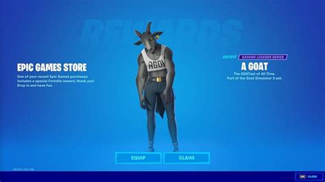 How to get the GOAT skin for free in Fortnite