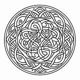 Celtic Coloring Page sketch template