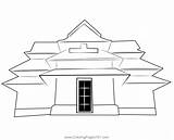 Hindu Temple Coloring Pages sketch template