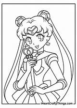 Sailor Moon Printable Coloring Pages sketch template