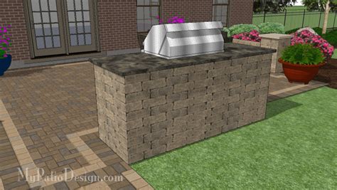 Grill Station Design B48-9636 | MyPatioDesign.com