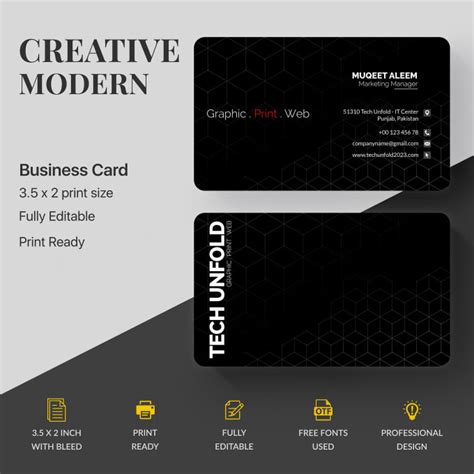 Design minimalist business card with logo by Abdulmuqeet623 | Fiverr