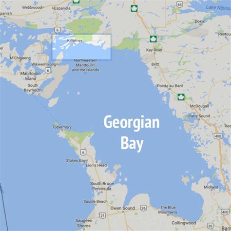 Georgian Bay Coastal Route Map