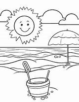 25 Beach Coloring Pages Cute Sheets For Kids sketch template