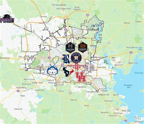 Sports Teams in Houston - Sport League Maps