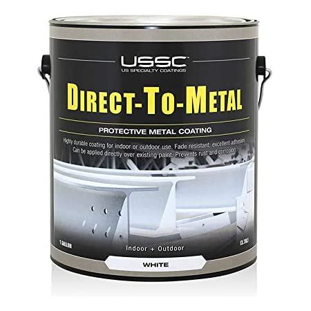Direct to Metal DTM Paint - 1 Gallon 2-Part Epoxy Coating - White: Amazon.com: Industrial ...