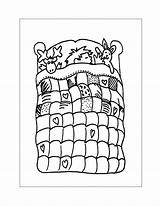 Quilt Coloring Pages – Printable FREE sketch template